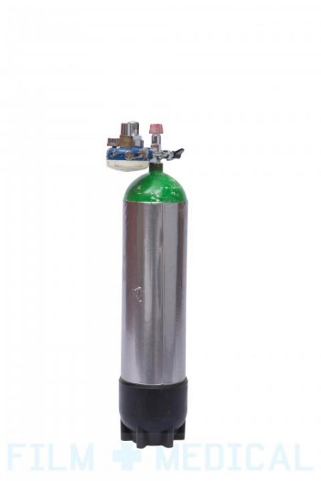 Metal oxygen bottle